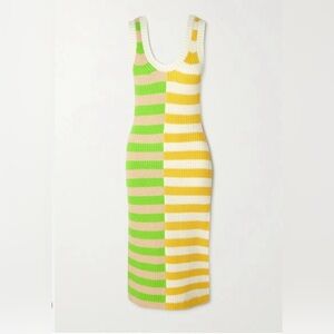 Brand new with tag Staud Seashore Dress in Capri Stripe Multi
